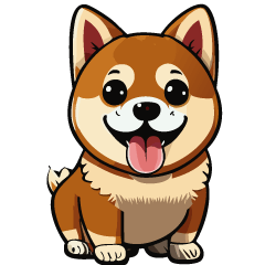 [LINEスタンプ] かわいい柴犬11