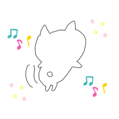 [LINEスタンプ] とうめいねこ2