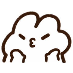 [LINEスタンプ] かわいいウサギ！！！