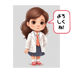 [LINEスタンプ] 女の子の編