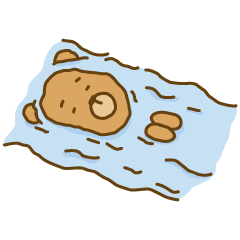 [LINEスタンプ] 熊は大雑把に買う