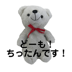 [LINEスタンプ] シロクマのちったんスタンプ