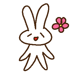 [LINEスタンプ] 動く！大人も使える脱力うさぎ