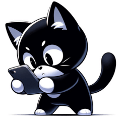 [LINEスタンプ] 黒猫チクワの日常