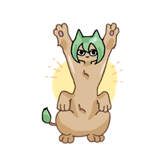 [LINEスタンプ] 砂漠のすふぃんくん