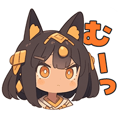 [LINEスタンプ] 最かわエジプト神バステト