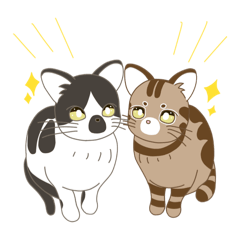 [LINEスタンプ] ちびとチョビ 【日常編】