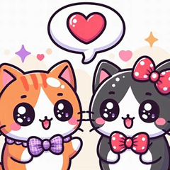 [LINEスタンプ] *毎日使える*LOVEねこスタンプ