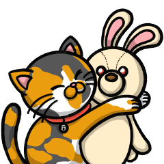 [LINEスタンプ] じゃじゃ猫のめいちゃん