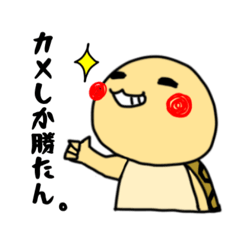 [LINEスタンプ] カメしか勝たん。