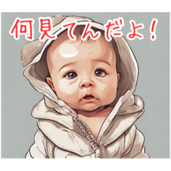 [LINEスタンプ] 赤ちゃん転生3