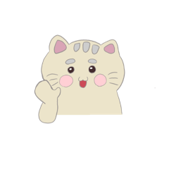 [LINEスタンプ] おこげ色ねこスタンプ