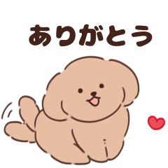 [LINEスタンプ] トイプードル ちゃちゃ3