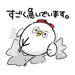 [LINEスタンプ] ニワトリさん・使いやすそう編