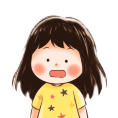 [LINEスタンプ] ふわふわキラちゃん