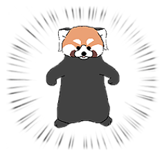 [LINEスタンプ] レッサーパンダ(レッサーパンダとして)