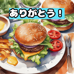 [LINEスタンプ] おいしそうな食べ物スタンプ♡