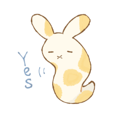 [LINEスタンプ] うさへびスタンプ