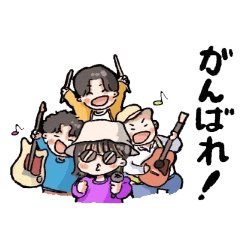 [LINEスタンプ] 大滝友梨亜とオタッキーズ