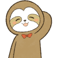 [LINEスタンプ] ナマケモノ ほんわかスタンプ