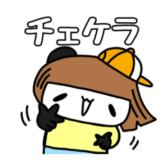 [LINEスタンプ] ぱだ美ちゃん③