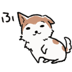 [LINEスタンプ] ちょっとだけ動く怠惰な犬