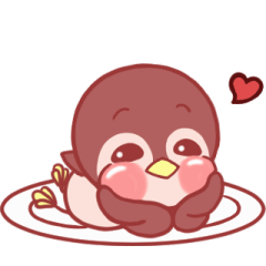 [LINEスタンプ] ほっぺすずめ2