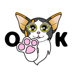 [LINEスタンプ] 三毛猫スタンプ その2