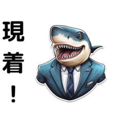 [LINEスタンプ] スーツを着ている動物達のスタンプ2