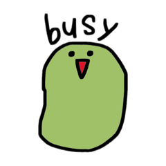 [LINEスタンプ] ソラマメ英語