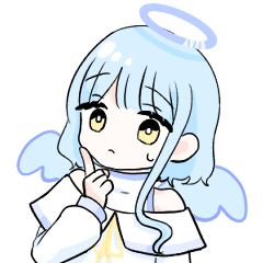 [LINEスタンプ] 少し抜けてる天使ちゃん