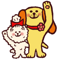 [LINEスタンプ] ミチの毎日使えるスタンプ（犬6)