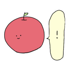 [LINEスタンプ] 日常使いりんご2