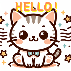 [LINEスタンプ] かわいい子猫シリーズ①