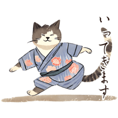 [LINEスタンプ] 日本風猫