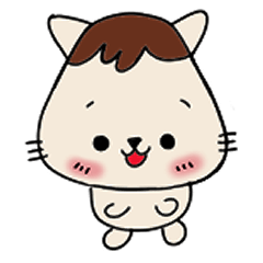 [LINEスタンプ] ねこっぷりん。