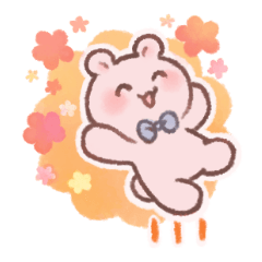 [LINEスタンプ] ピンクくまちゃんスタンプ2