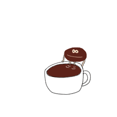 [LINEスタンプ] ちったいコーヒー豆くん