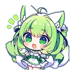 [LINEスタンプ] にゃんにゃんフレンド(=^x^=)