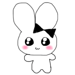 [LINEスタンプ] ヘンメラなうさぎ