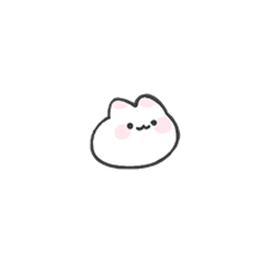 [LINEスタンプ] もちうさぎのぷくちゃん