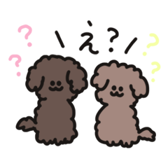 [LINEスタンプ] いろいろなトイプードル