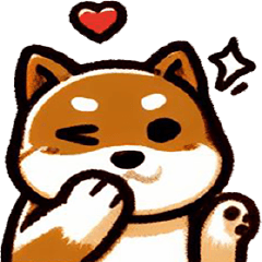 [LINEスタンプ] かわいい柴犬の甘い癒しのステッカー2