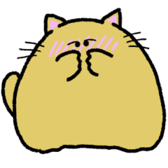 [LINEスタンプ] ふわふわ猫助