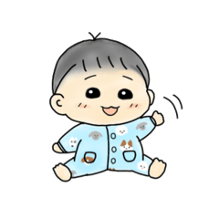 [LINEスタンプ] 愛されベイビー利優翔くん♡