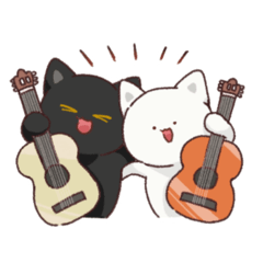 [LINEスタンプ] ギタねこのつどい