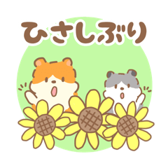 [LINEスタンプ] 毎日使える♪ハムちゃんスタンプ