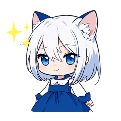 [LINEスタンプ] Cat娘1ドヤ顔