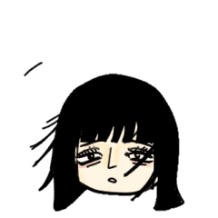 [LINEスタンプ] 地雷メイクのメンヘラ女子高生