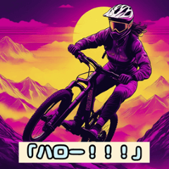 [LINEスタンプ] MTB ガールズ アドベンチャー